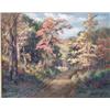 Image 2 : AN OIL ON CANVAS OF A FALL LANDSCAPE
