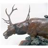 Image 2 : A BRONZE SCULPTURE OF AN ELK, BY RICHARD LOFFLER