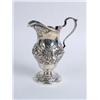 Image 2 : AN S. KIRK AND SON STERLING SILVER ALL-OVER REPOUSSE PATTERN FOOTED CREAM JUG AND OPEN SUGAR BOWL