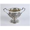 Image 5 : AN S. KIRK AND SON STERLING SILVER ALL-OVER REPOUSSE PATTERN FOOTED CREAM JUG AND OPEN SUGAR BOWL