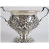 Image 6 : AN S. KIRK AND SON STERLING SILVER ALL-OVER REPOUSSE PATTERN FOOTED CREAM JUG AND OPEN SUGAR BOWL
