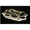 Image 1 : A BACCARAT SWIRL-FORM COLORLESS CRYSTAL DISH