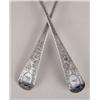 Image 3 : A PAIR OF ENGLISH STERLING SILVER BERRY SERVING SPOONS