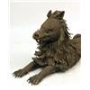 Image 2 : A LARGE AFRICAN BRONZE SCULPTURE OF A RECLINING LION, STYLE OF BENIN