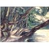 Image 2 : AN OIL ON CANVAS OF AN IMPRESSIONIST-STYLE RIVERSCAPE