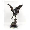 Image 1 : A CAST-BRONZE SCULPTURE, "EAGLE", BY JULES MOIGNIEZ