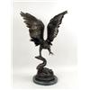 Image 5 : A CAST-BRONZE SCULPTURE, "EAGLE", BY JULES MOIGNIEZ