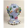 Image 8 : TWO ORNATE DRESDEN PORCELAIN COVERED URNS