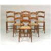 Image 1 : SIX VICTORIAN CANE-SEAT SIDE CHAIRS