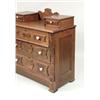 Image 2 : A VICTORIAN WALNUT DROP CENTER DRESSER
