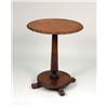 Image 1 : A ROUND PIE CRUST CANDLE STAND