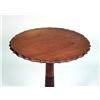 Image 2 : A ROUND PIE CRUST CANDLE STAND