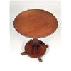 Image 3 : A ROUND PIE CRUST CANDLE STAND