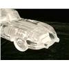 Image 8 : A DAUM FROSTED-TO-CLEAR GLASS "JAGUAR" AUTOMOTIVE SCULPTURE