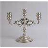 Image 2 : A PAIR OF AMERICAN STERLING SILVER WEIGHTED THREE-BRANCH CANDELABRA