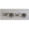Image 1 : A PAIR OF HOWARD CO. STERLING SILVER FOOTED MASTER SALT CELLARS