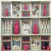 Image 2 : A "TAROT CARD AND CHINESE CHESS FIGURE" SHADOW BOX CONSTRUCTION