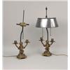 Image 1 : A PAIR OF NEOCLASSICAL GILT METAL FIGURAL CANDLESTANDS