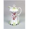 Image 2 : AN AUSTRIAN POLYCHROME-DECORATED ART NOUVEAU CHOCOLATE POT