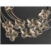 Image 2 : A BACCARAT CRYSTAL AND STERLING SILVER NECKLACE