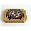 Image 2 : A SWISS 14K YELLOW GOLD AND ENAMEL RECTANGULAR HINGED COVER BOX