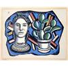 Image 2 : A POLYCHROME SCREENPRINT BY FERNAND LEGER