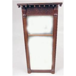 A FEDERAL MAHOGANY MIRROR