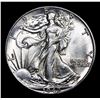 Image 2 : 1942-p Walking Liberty Half Dollar 50c Grades Choice+ Unc