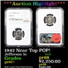 Image 1 : Proof ***Auction Highlight*** NGC 1942 Jefferson Nickel Near Top POP! 5c Graded pr67+ By NGC (fc)