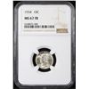 Image 2 : ***Auction Highlight*** NGC 1934-p Mercury Dime 10c Graded ms67 FSB By NGC (fc)