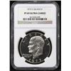 Image 2 : Proof ***Auction Highlight*** NGC 1973-s Silver Eisenhower Dollar $1 Graded pr69 DCAM By NGC (fc)