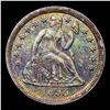 Image 2 : ***Auction Highlight*** 1856 Large Date Seated Liberty Dime 10c Graded ms65+ By SEGS (fc)