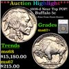 ***Auction Highlight*** 1938-d Buffalo Nickel Near Top POP! 5c Graded ms67+ By SEGS (fc)