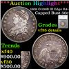 ***Auction Highlight*** 1809 Capped Bust Half Dollar O-109B III Edge R4+ 50c Graded vf35 details By 