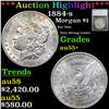 ***Auction Highlight*** 1884-s Morgan Dollar $1 Graded Au55+ By SEGS (fc)