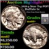 ***Auction Highlight*** 1929-p Buffalo Nickel Near Top POP! 5c Graded ms66+ By SEGS (fc)