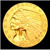 Image 2 : ***Auction Highlight*** 1927-p Gold Indian Quarter Eagle $2 1/2 Graded ms64+ By SEGS (fc)