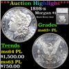 ***Auction Highlight*** 1898-s Morgan Dollar $1 Graded ms63+ PL By SEGS (fc)