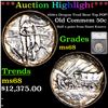 ***Auction Highlight*** 1926-s Oregon Trail Old Commem Half Dollar Near Top POP! 50c Graded ms68 By 