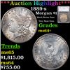 ***Auction Highlight*** 1889-s Morgan Dollar $1 Graded ms64+ By SEGS (fc)