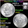 ***Auction Highlight*** 1902-o Morgan Dollar $1 Graded ms66+ By SEGS (fc)