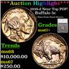 ***Auction Highlight*** 1938-d Buffalo Nickel Near Top POP! 5c Graded ms67+ By SEGS (fc)