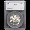 Image 4 : ***Auction Highlight*** 1947-p Walking Liberty Half Dollar 50c Graded ms66+ By SEGS (fc)