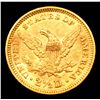 Image 3 : ***Auction Highlight*** 1878-p Gold Liberty Quarter Eagle $2 1/2 Graded Select Unc By USCG (fc)