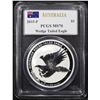 Image 2 : PCGS 2015-p Australia $1 Wedge Tailed Eagle Graded ms70 By PCGS
