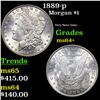 Image 1 : 1889-p Morgan Dollar $1 Grades Choice+ Unc