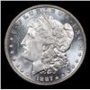 Image 2 : 1887-p Morgan Dollar $1 Grades Choice Unc PL