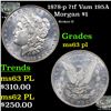 Image 1 : 1878-p 7tf Morgan Dollar Vam 195A $1 Grades Select Unc PL
