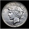 Image 2 : 1927-d Peace Dollar $1 Grades Unc Details