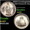 Image 1 : 1925 Lexington Old Commem Half Dollar 50c Grades GEM Unc